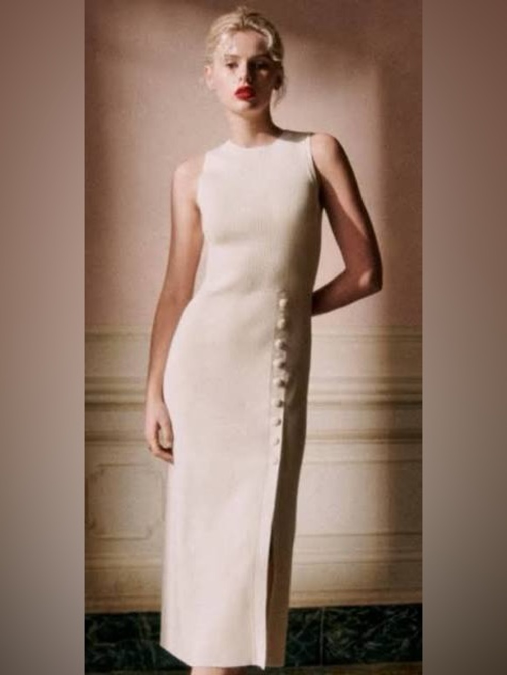 NWT Sézane Harena Dress in Dark Mint - XL - Picture 5 of 5